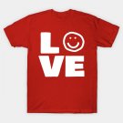 Love Smiley Face Typography T-Shirt Love Smiley Face Typography T-Shirt