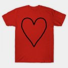 Heart Line Drawing T-Shirt