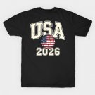 Vintage USA Soccer Ball American World Cup 2026 T-Shirt Vintage USA Soccer Ball American World Cup 2026 T-Shirt