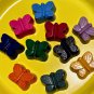 Set 20 Butterfly Coloring Crayons Insects Bugs Birthday Party Gift-Nature