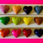 Set 24 Heart-Shaped Coloring Crayons Birthday Party-Valentine Party Gift