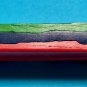 Large Tractor Trailer Semi-Truck Scarlet-Blue Green-Yellow Green Coloring Crayon-Birthday Gift-A