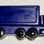 Large Tractor Trailer Semi-Truck Coloring Crayon Blue-Red Orange-Green Birthday C