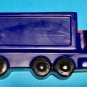 Large Tractor Trailer Semi-Truck Coloring Crayon Blue-Red Orange-Green Birthday C