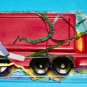 Large Tractor Trailer Semi-Truck Coloring Crayon Blue-Red Orange-Green Birthday C