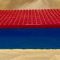 Set 20 Bricks Multiple Coloring Crayons In Brick Storage Box-Blue Box Birthday