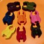 Set Eight Spider Arachnid Coloring Crayons-Kids Birthday Party Gift