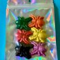 Set Six Small Spider Coloring Crayons-Arachnids Recluse Insects Birthday Party Gift