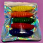 Set Five Crawly Earth Worms Coloring Crayons-Insects-Bugs Birthday Party Gift