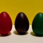 Set Six Large Egg-Shaped Coloring Crayons For Child's Easy Gripping-Red-Blue
