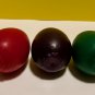 Set Six Large Egg-Shaped Coloring Crayons For Child's Easy Gripping-Red-Blue