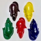 Set Five Rat Rodent Coloring Crayons SA-Animals Mammals-Birthday Party Or Gift