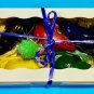 Set Five Mouse Rat Rodent Coloring Crayons For Birthday Or Special Occasion SB-Orange