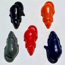 Set Five Mouse Rat Rodent Coloring Crayons For Birthday Or Special Occasion SB-Orange