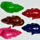 Set Five Rat Rodent-Mouse Coloring Crayons For Kids Birthday Party Or Gift SC-Brown