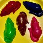 Set Five Rat Rodent-Mouse Coloring Crayons For Kids Birthday Party Or Gift SC-Brown
