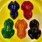 Set Five Frog-Amphibian Coloring Crayons For Birthday Gift Party-SA-Red Blue Green