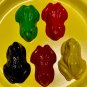 Set Five Frog-Amphibian Nature Coloring Crayons For Birthday Party Gift-SB-Yellow