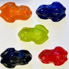 Set Five Frog Coloring Crayons Birthday Party Gift-Amphibians SE-Cerulean Indigo