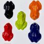 Set Five Frog Coloring Crayons Birthday Party Gift-Amphibians SE-Cerulean Indigo