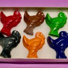 Set Turkey  Bird Coloring Crayons-Animal Farm Birthday Party Gift