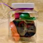 Set Turkey Bird Crayons In Jar-Birthday Party Gift Animal Farm
