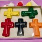 Set Five Big Cross Coloring Crayons In Gift Box-Great Easter Or Birthday Gift
