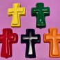 Set Five Big Cross Coloring Crayons In Gift Box-Great Easter Or Birthday Gift