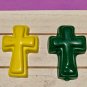 Set Five Big Cross Coloring Crayons In Gift Box-Great Easter Or Birthday Gift