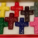 Set 8 Cross Coloring Crayons In Reusable Gift Box-Great Easter Or Birthday Gift