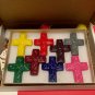 Set 8 Cross Coloring Crayons In Reusable Gift Box-Great Easter Or Birthday Gift