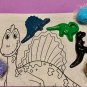 Set 20 Small Flat Dinosaur Coloring Crayons In Reusable Jar-Birthday Or Any Gift