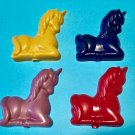 Set Four Big Unicorn Horse Coloring Crayons-Easy Grip Birthday Or Any Gift