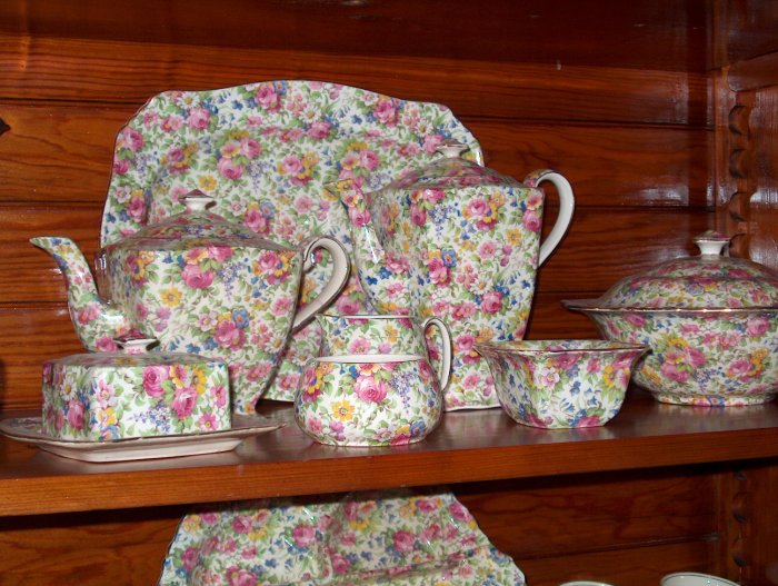 Royal Winton Summertime Chintz china set