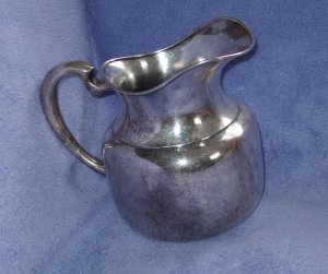 F B Rogers silver pitcher
