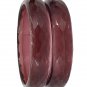 2 PCS T Purple Color Party wear crystal bangle for women and girrls