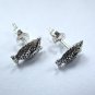 Handmade silver earrings, stud earrings adorable design, tiny small New earrings