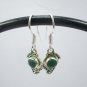 Impressive 925 Sterling Silver, Green Color Natural Malachite Gemstone Earrings