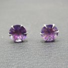 Genuine Natural Purple Amethyst earring, Amethyst Stud earring, 925 Silver Item Genuine Natural Purple Amethyst earring, Amethyst Stud earring, 925 Silver Item