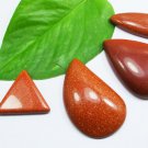 Multi Shapes Natural Goldstone Cabochon Loose Stone / For Jewelry Making Multi Shapes Natural Goldstone Cabochon Loose Stone / For Jewelry Making