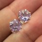 Natural Amethyst Stud Earrings 925 Sterling Silver, Purple Amethyst, Brand New