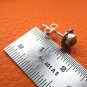 Brown Color Natural Tiger's Eye Gemstone, 925 Pure Solid Silver Stud Earrings