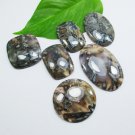 Beautiful 6 pieces Genuine Sem Agate Gemstone Lot For Jewelry Making