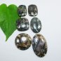 Beautiful 6 pieces Genuine Sem Agate Gemstone Lot For Jewelry Making