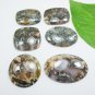 Beautiful 6 pieces Genuine Sem Agate Gemstone Lot For Jewelry Making