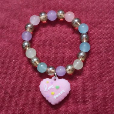 Delightful free size multi color Charm Bracelet For girls, made in India