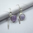 925 Silver Dangly Purple Color Natural Amethyst Gemstone 1.07 Grams New Earrings 925 Silver Dangly Purple Color Natural Amethyst Gemstone 1.07 Grams New Earrings
