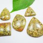 Genuine Brecciated Jasper5 Piece Lot Of Beautiful Gemstone