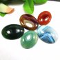 5 Pices Natural Beautiful Oval Shape Multi Color Onyx Gemstone