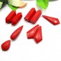 Red Coral Gemstone, Good Quality Cabochon Gemstone, 9 Pieces, Red Gemstone